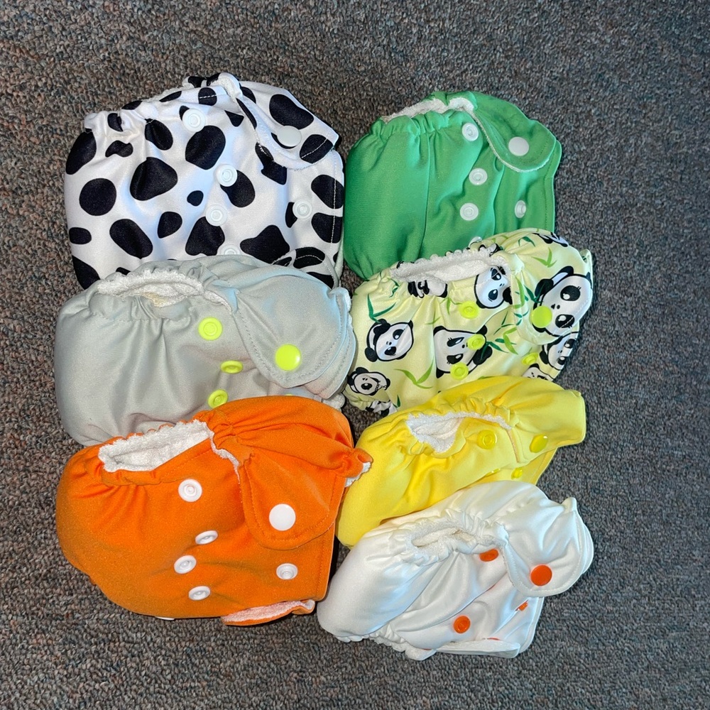 All in one unisex cloth diapers